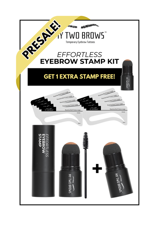 Effortless Eyebrow Stamp & Stencils Kit - Presale My Two Brows