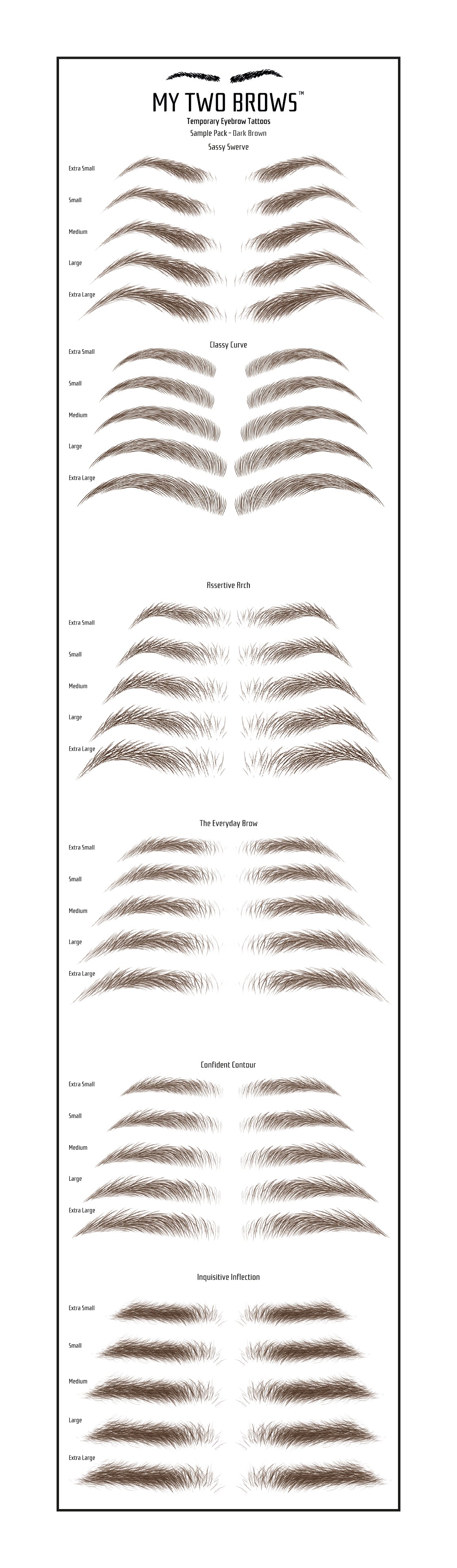 Sample Pack My Two Brows