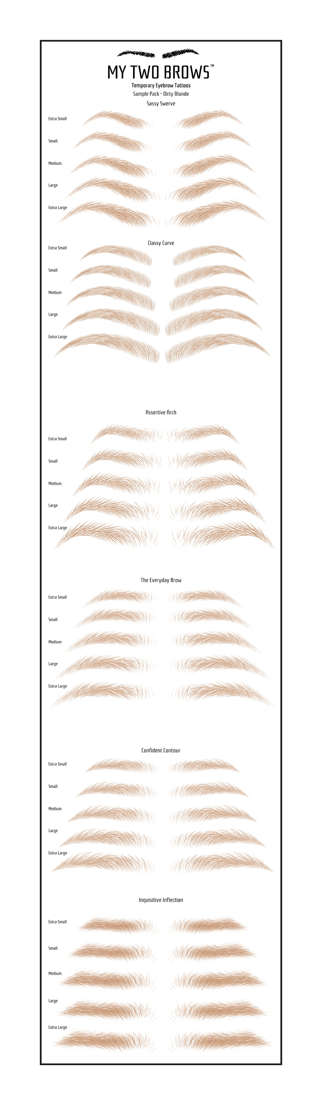 Sample Pack My Two Brows