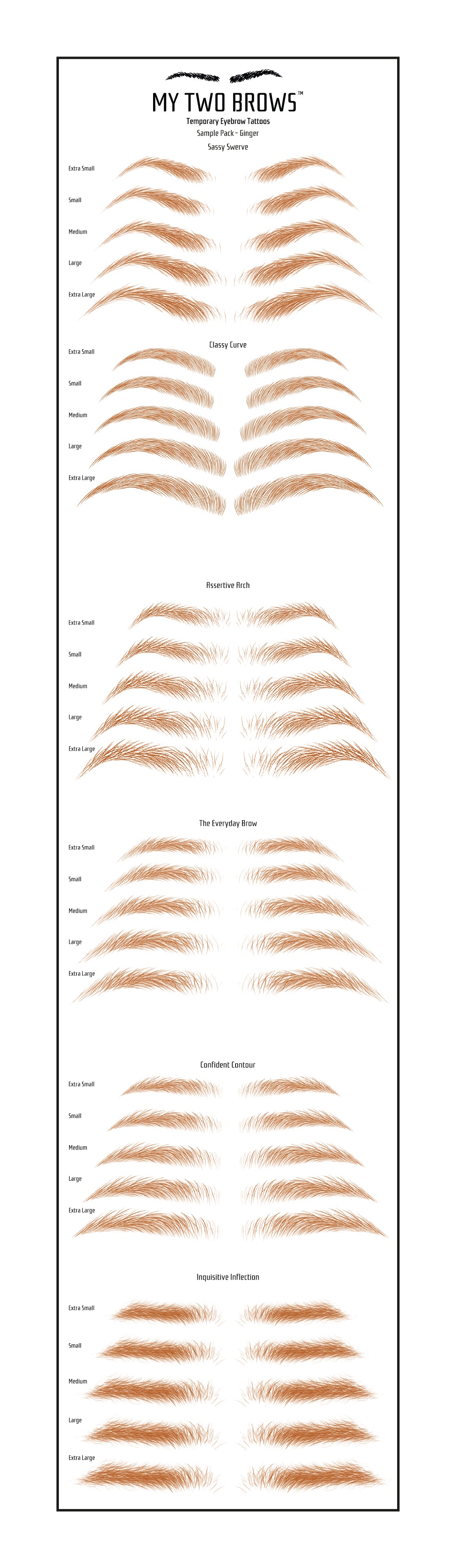 Sample Pack My Two Brows