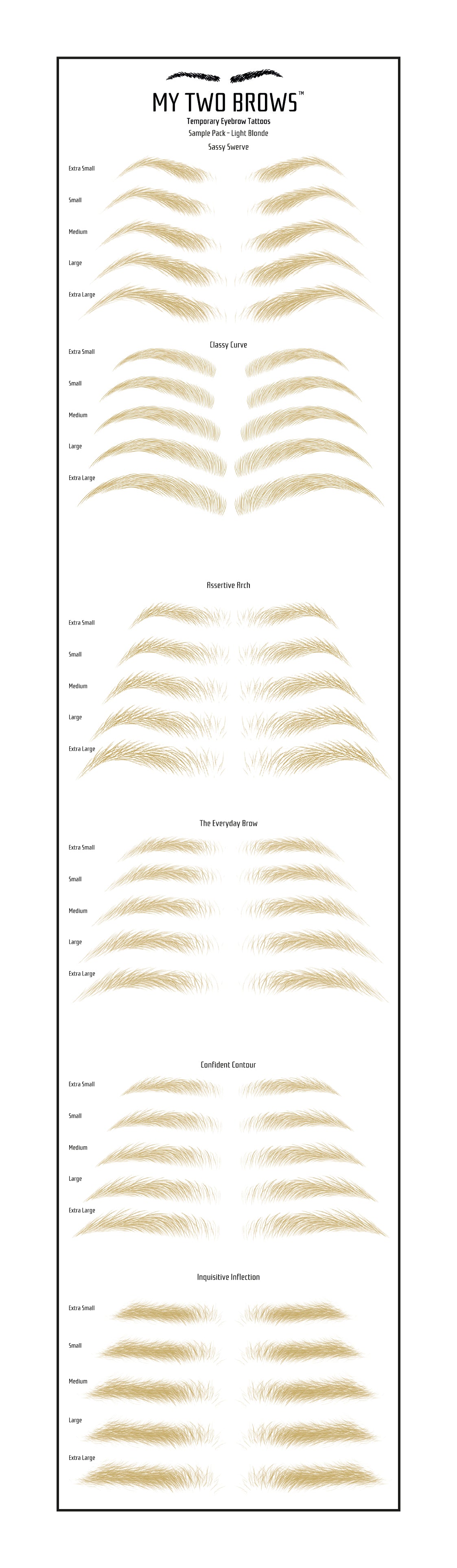 Sample Pack My Two Brows