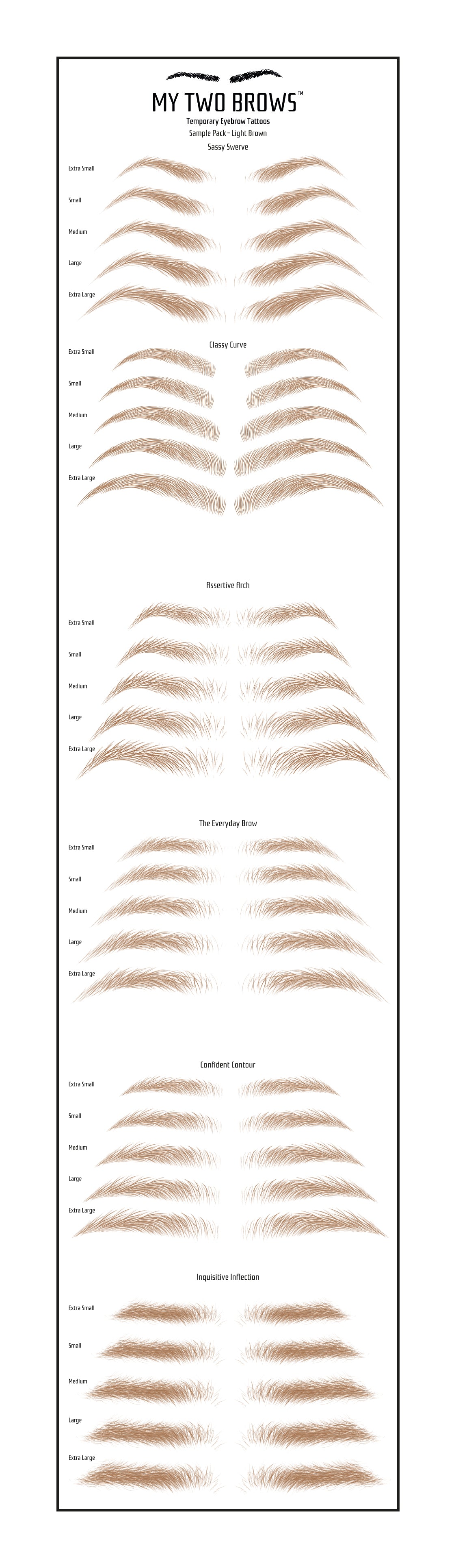 Sample Pack My Two Brows