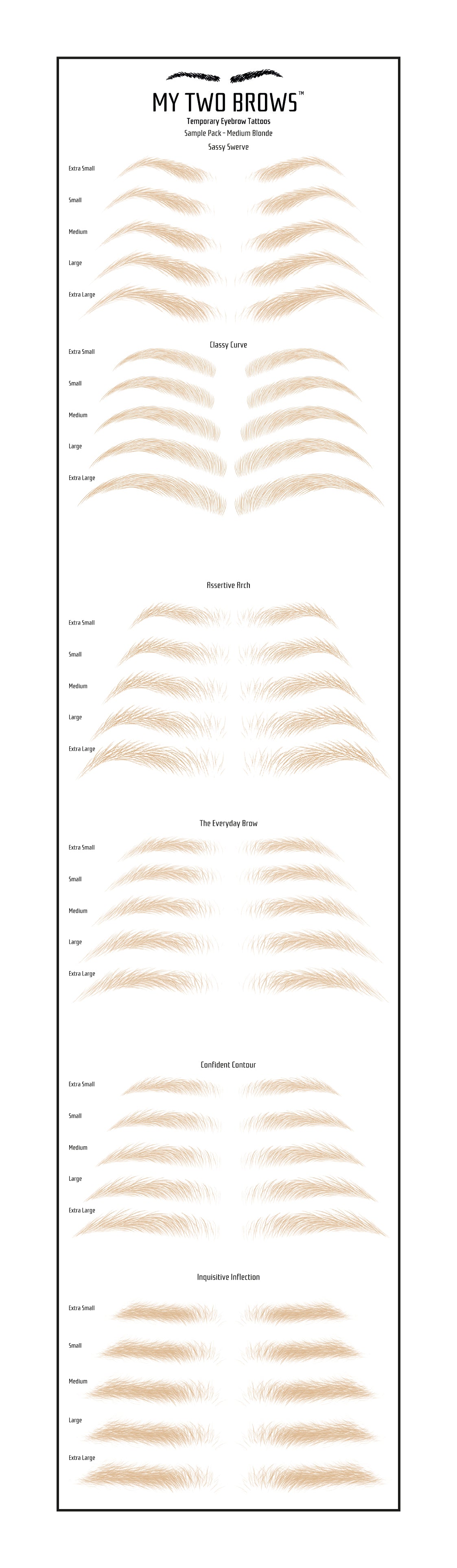 Sample Pack My Two Brows