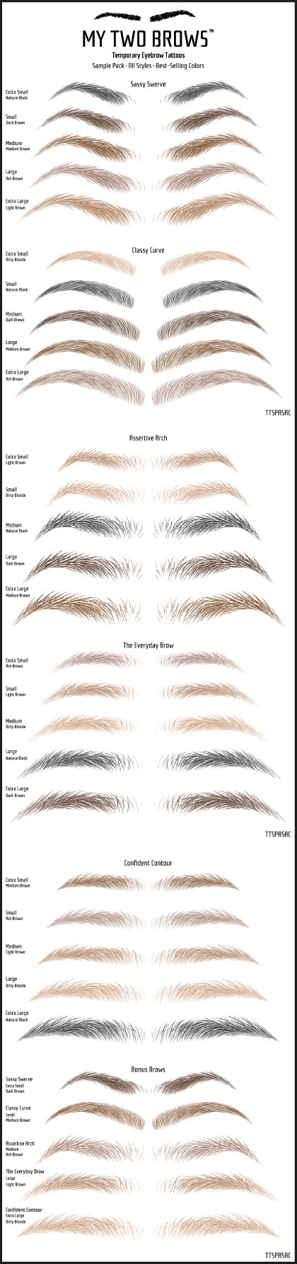 Sample Pack My Two Brows