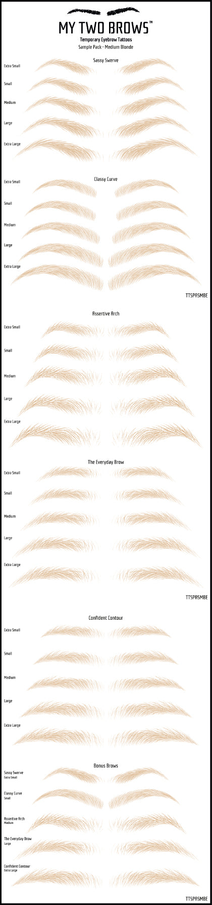Free Sample Pack My Two Brows