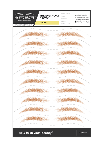 Temporary Eyebrow Tattoos