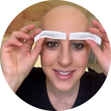 My Two Brows - Temporary Eyebrow Tattoo Stickers For Alopecia, Cancer