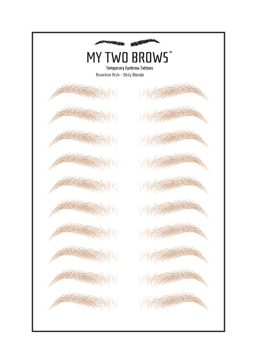 Temporary Eyebrow Tattoos (TEST COPY) My Two Brows
