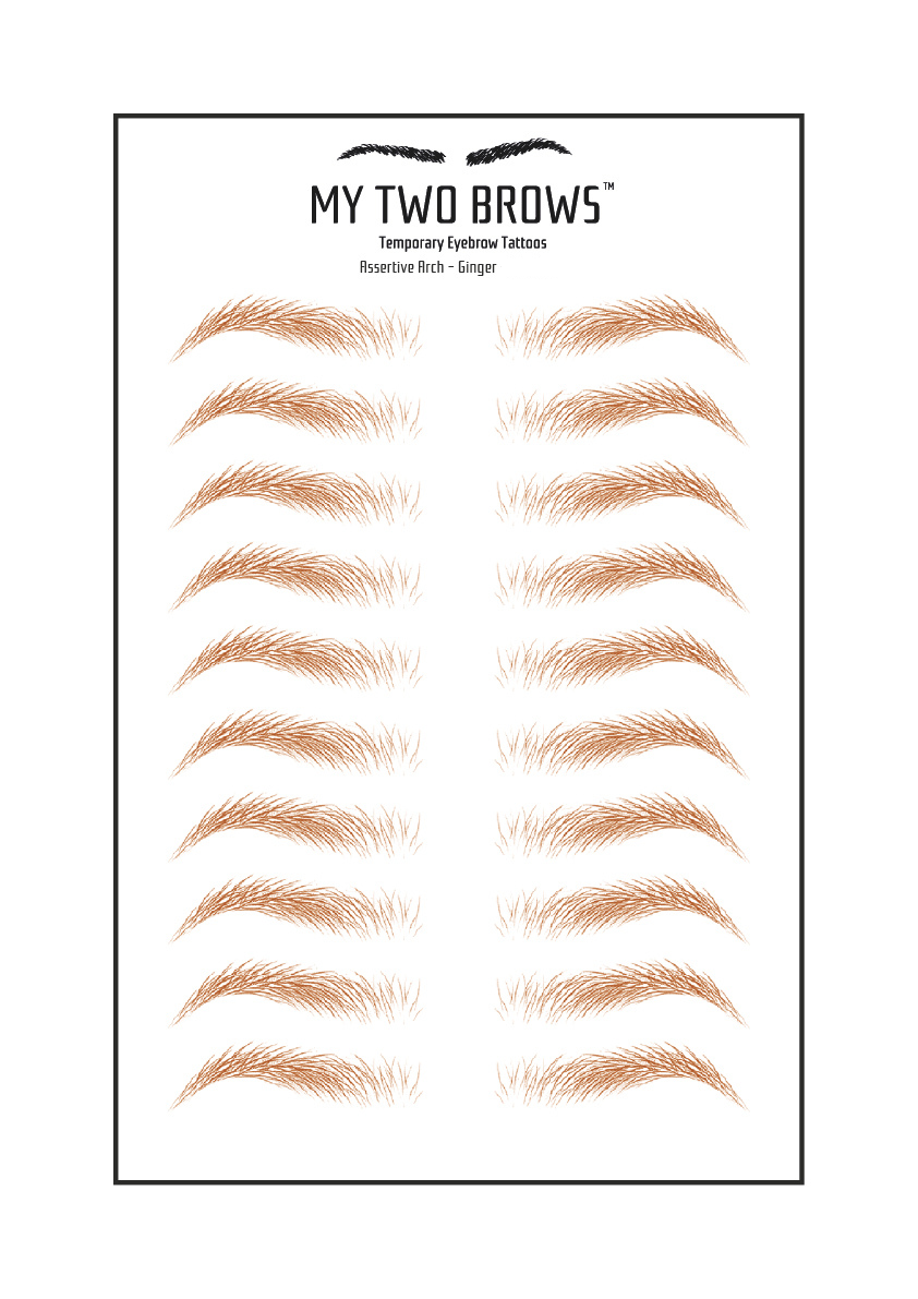 Temporary Eyebrow Tattoos (TEST COPY) My Two Brows