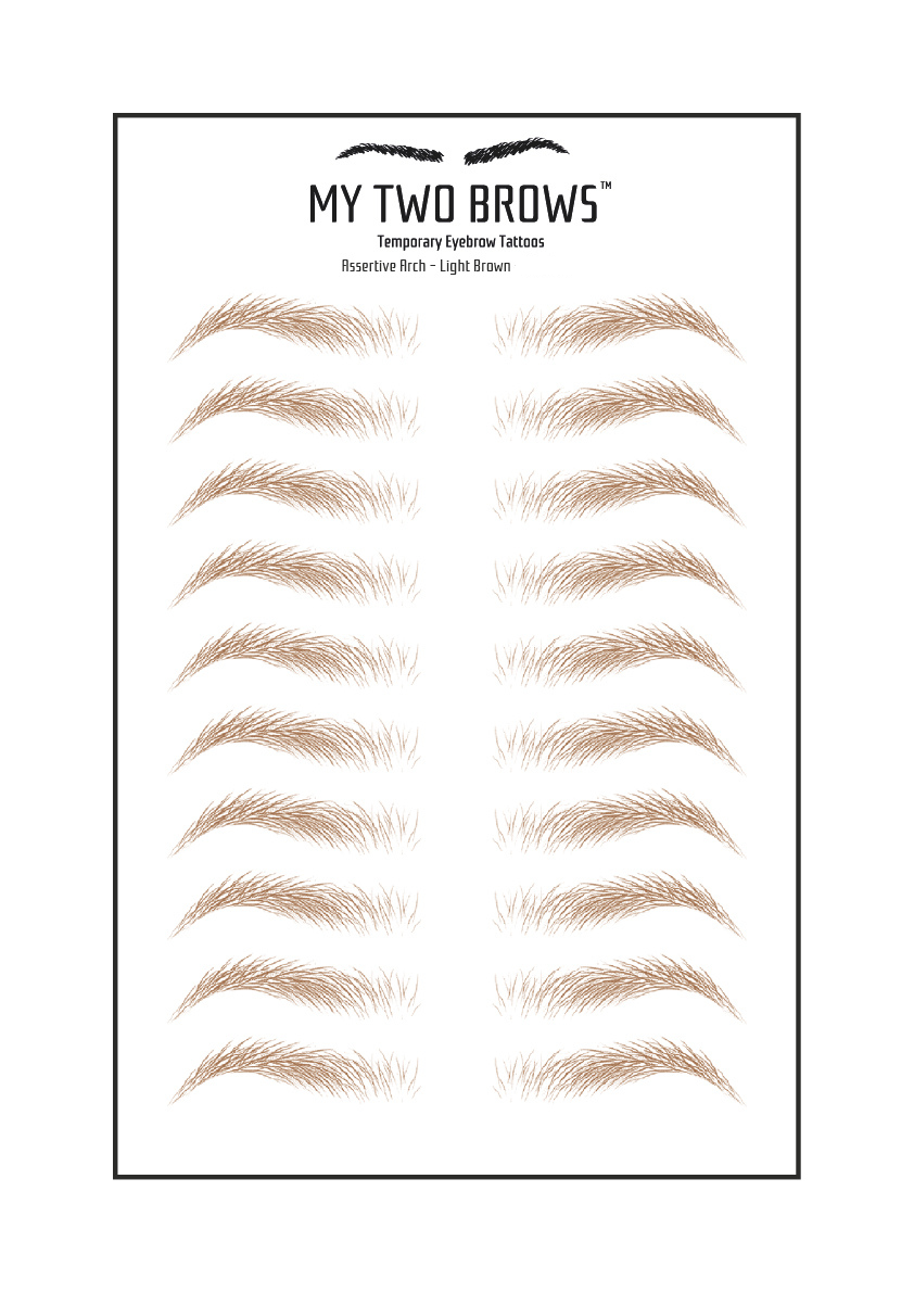 Temporary Eyebrow Tattoos (TEST COPY) My Two Brows