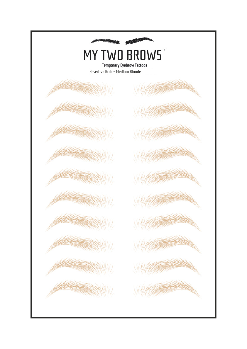 Temporary Eyebrow Tattoos (TEST COPY) My Two Brows