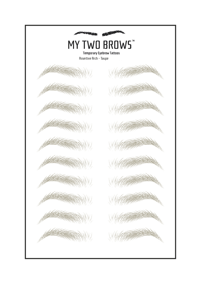 Temporary Eyebrow Tattoos (TEST COPY) My Two Brows