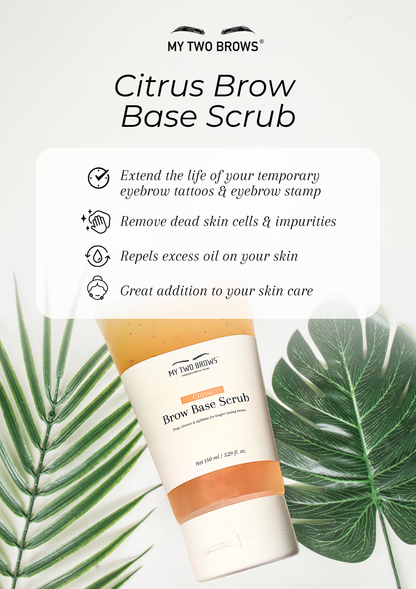 Citrus Brow Base Scrub