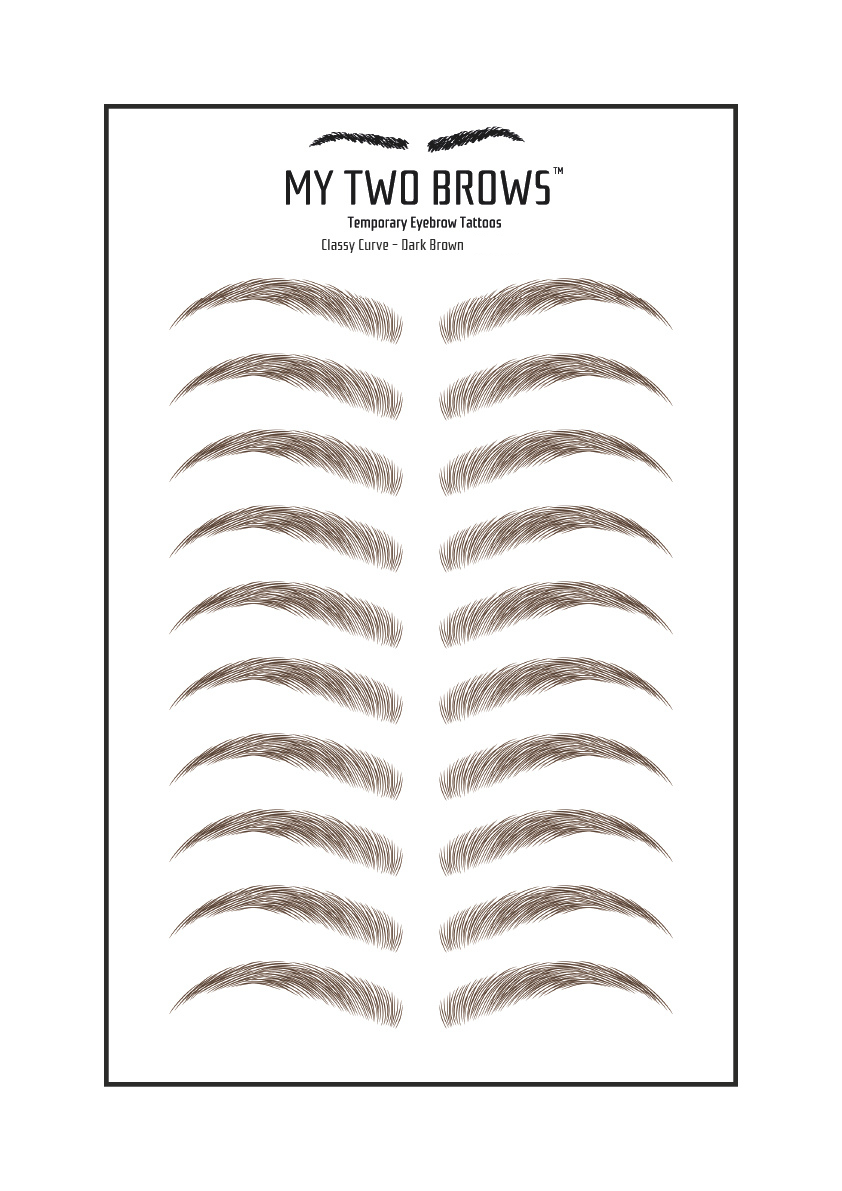 Temporary Eyebrow Tattoos (TEST COPY) My Two Brows