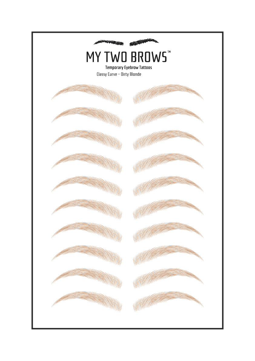 Temporary Eyebrow Tattoos (TEST COPY) My Two Brows