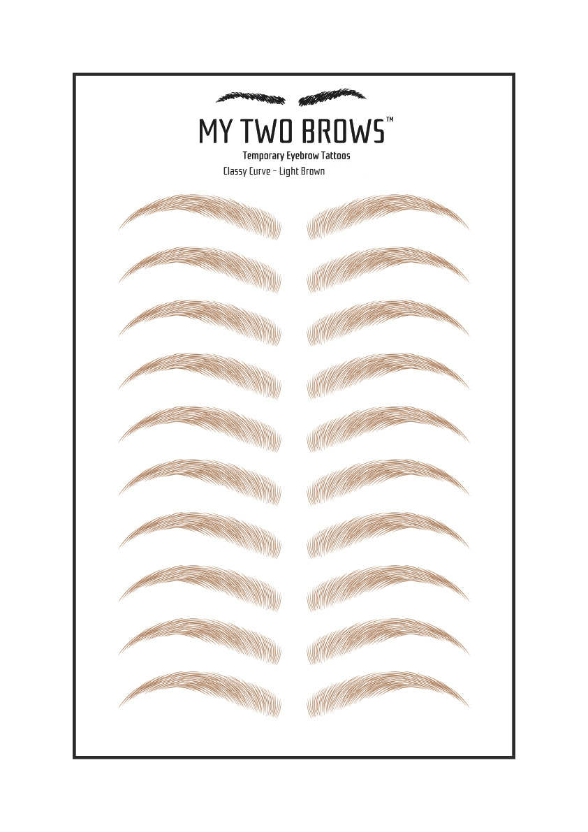 Temporary Eyebrow Tattoos (TEST COPY) My Two Brows