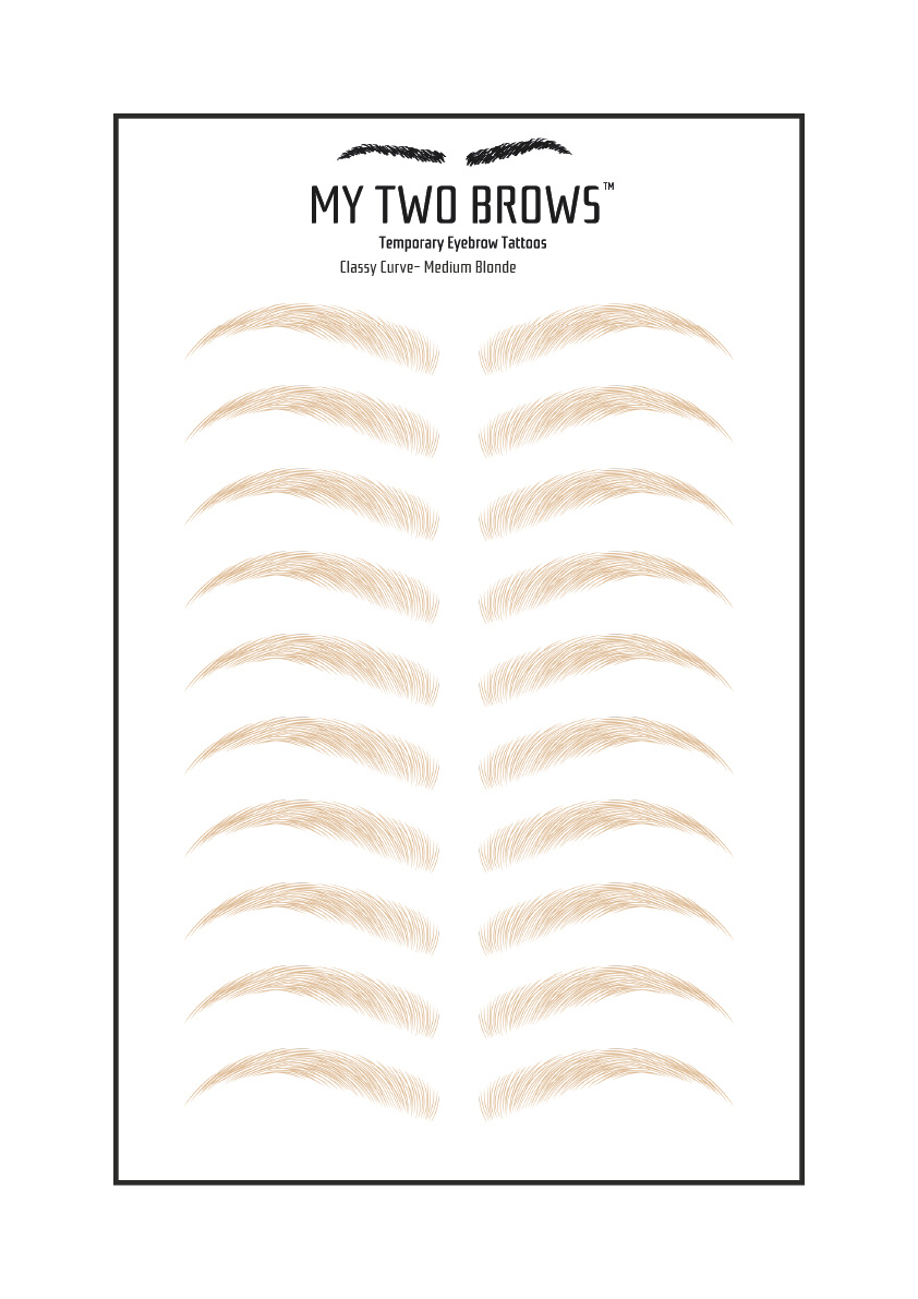 Temporary Eyebrow Tattoos (TEST COPY) My Two Brows