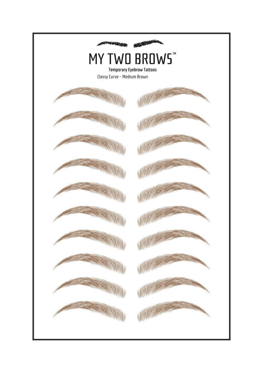 Temporary Eyebrow Tattoos (TEST COPY) My Two Brows