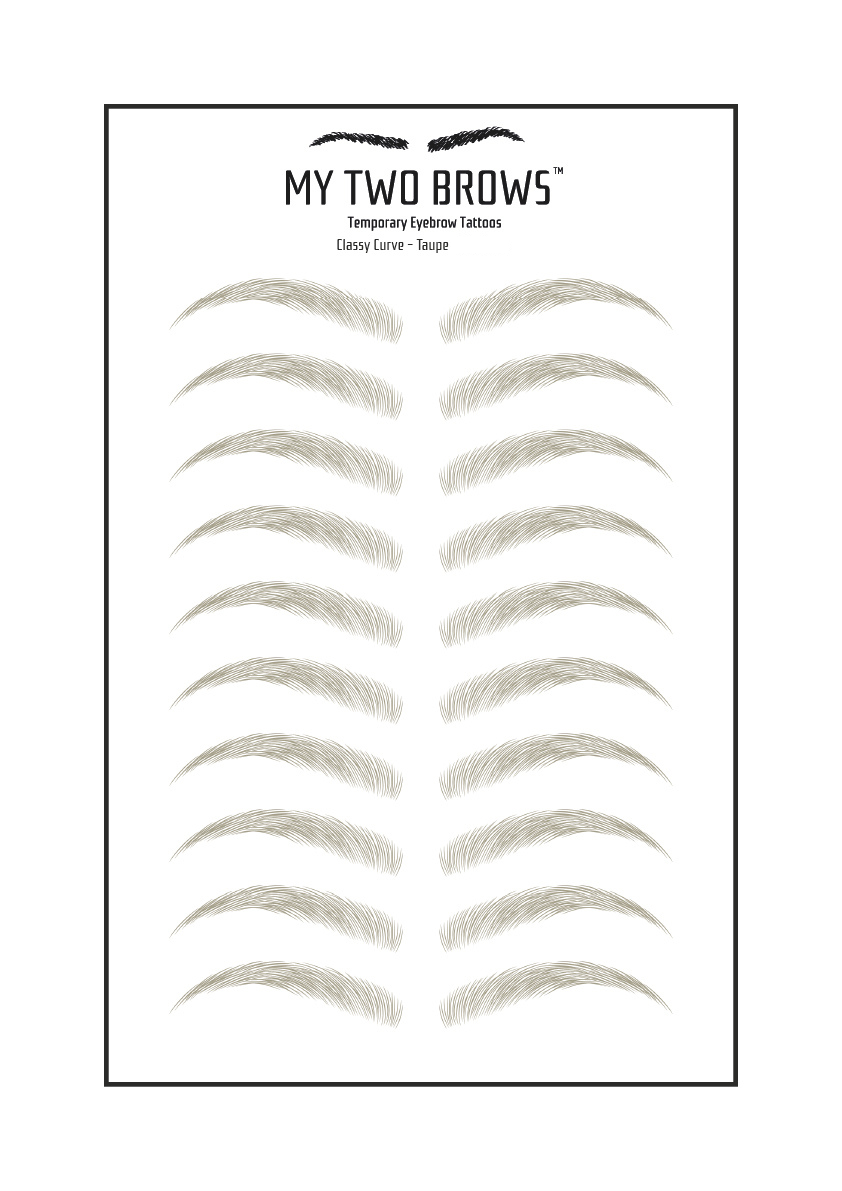Temporary Eyebrow Tattoos (TEST COPY) My Two Brows