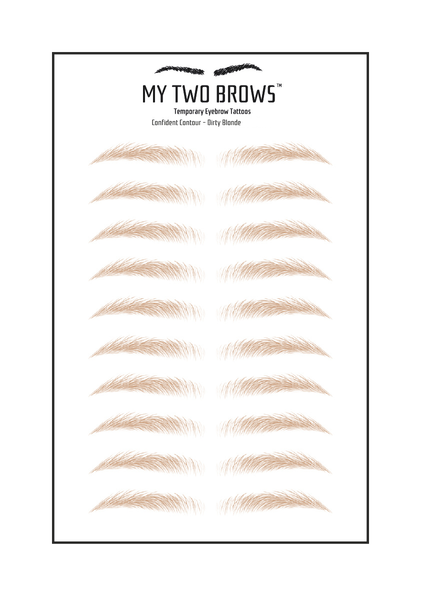 Temporary Eyebrow Tattoos (TEST COPY) My Two Brows