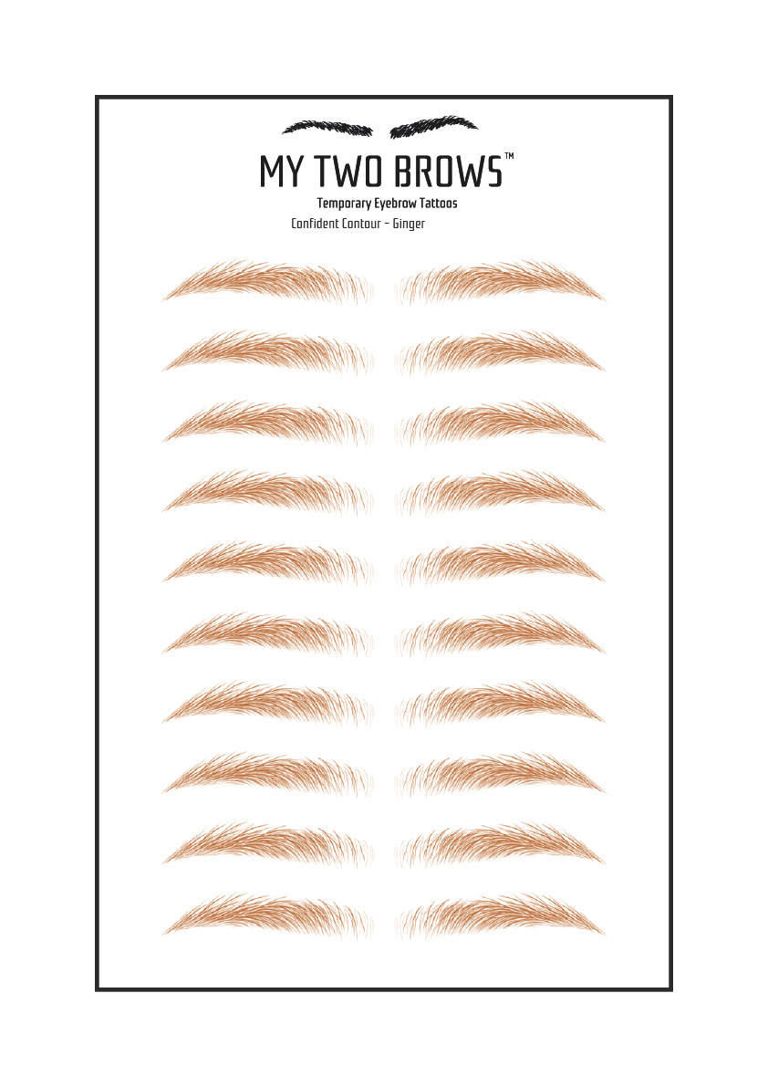 Temporary Eyebrow Tattoos (TEST COPY) My Two Brows
