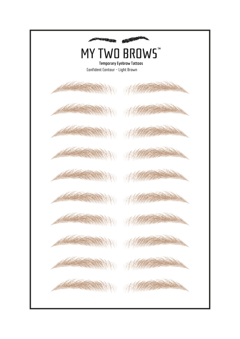Temporary Eyebrow Tattoos (TEST COPY) My Two Brows