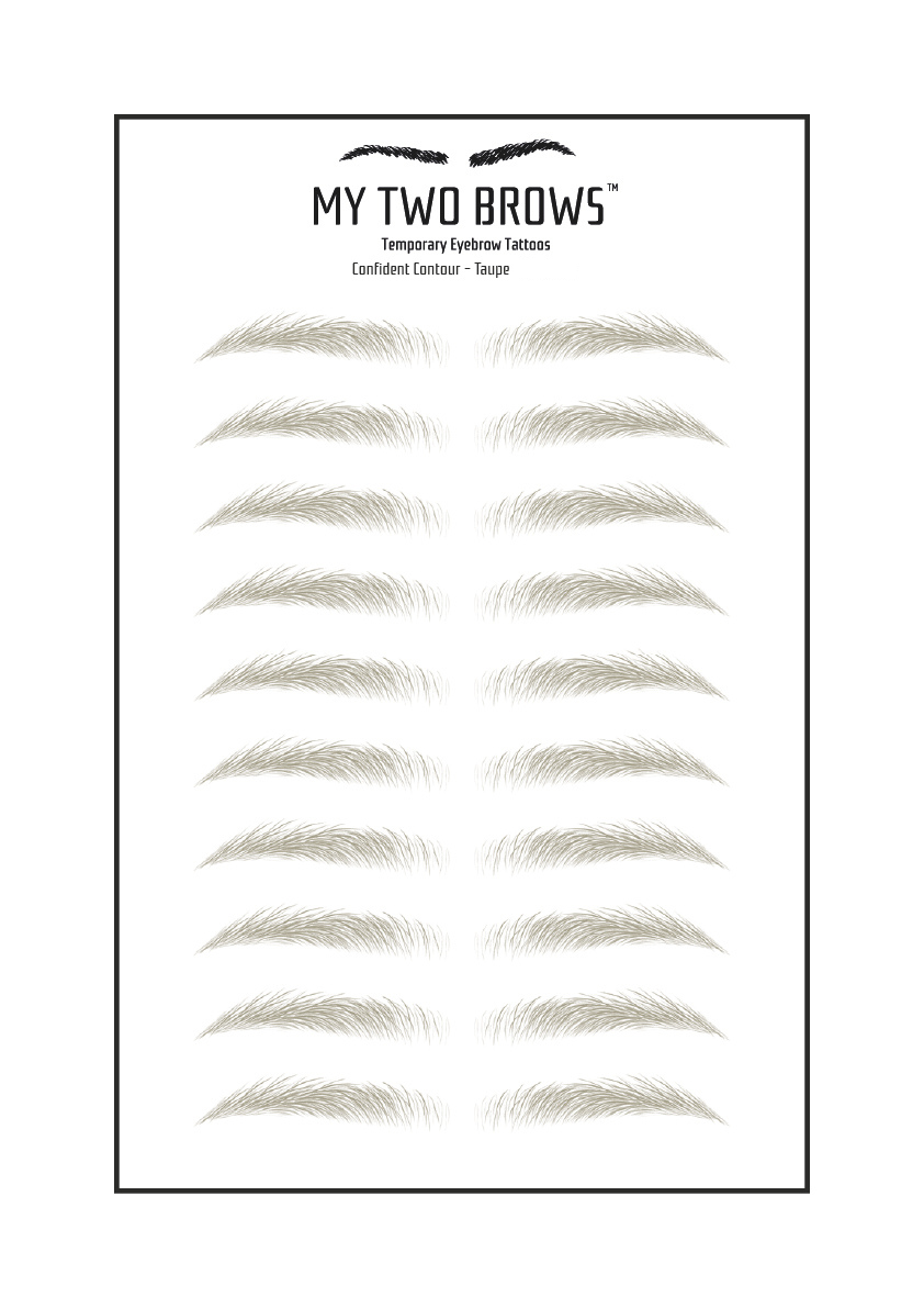 Temporary Eyebrow Tattoos (TEST COPY) My Two Brows