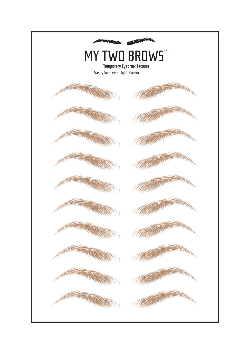 Temporary Eyebrow Tattoos (TEST COPY) My Two Brows