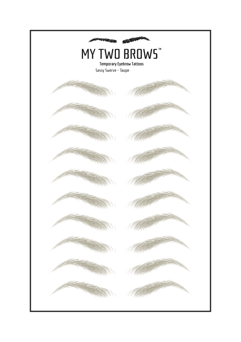 Temporary Eyebrow Tattoos (TEST COPY) My Two Brows