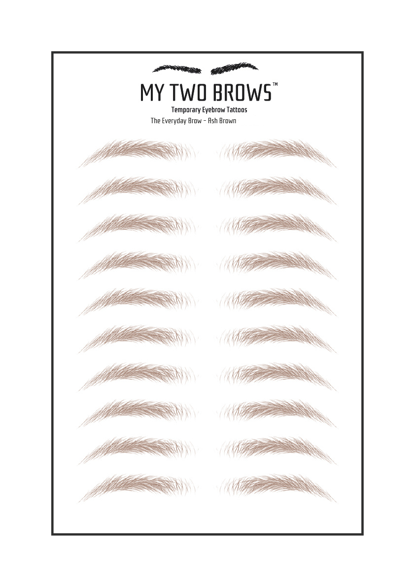 Temporary Eyebrow Tattoos (TEST COPY) My Two Brows