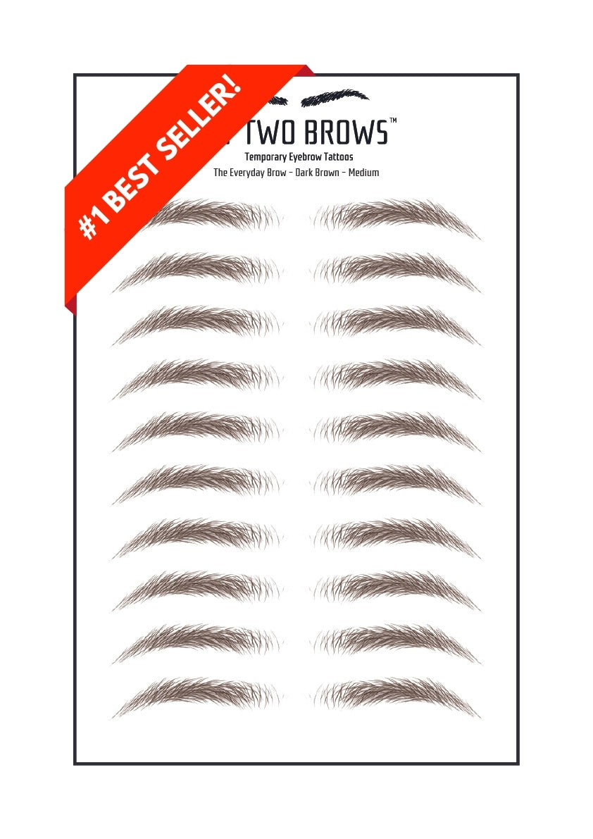 Aresvns Eyebrow Tattoo for Men!Realistic Fake Tattoo Eyebrows 88 Pairs  Black Popular 4D Imitation Eyebrows Transfer Stickers Suitable Sizes  Christmas Gift