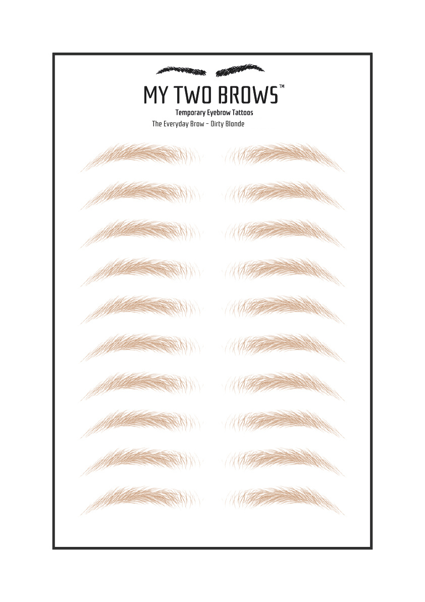 Temporary Eyebrow Tattoos (TEST COPY) My Two Brows