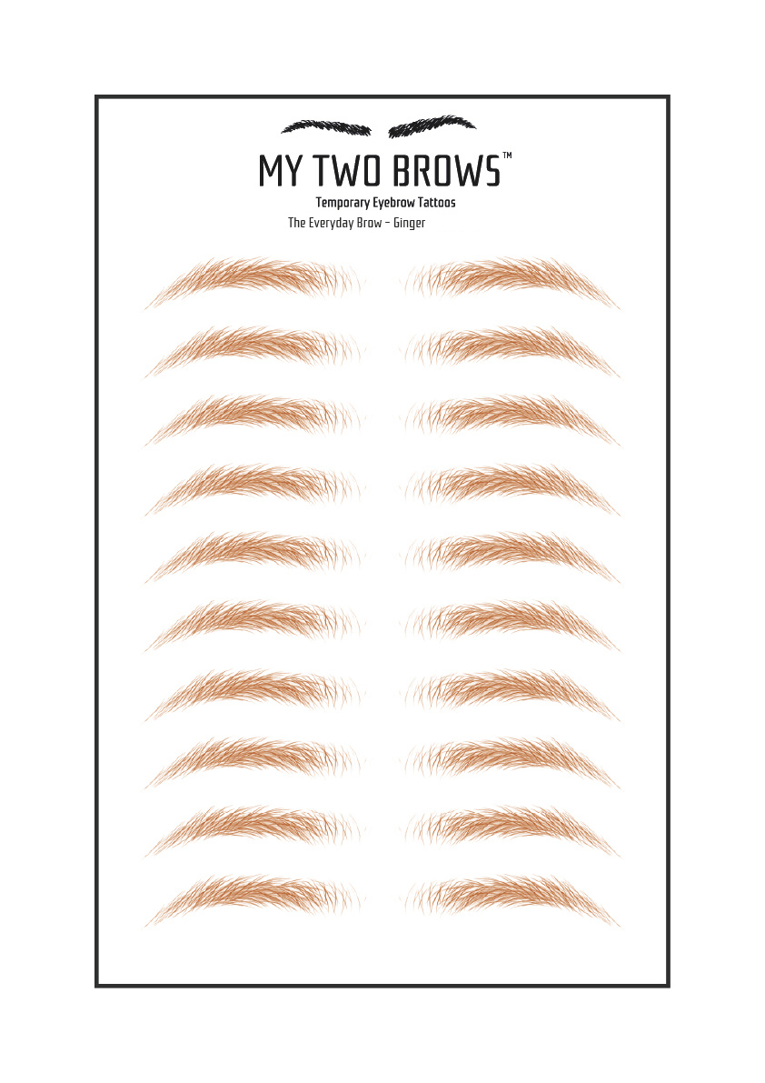 Temporary Eyebrow Tattoos (TEST COPY) My Two Brows