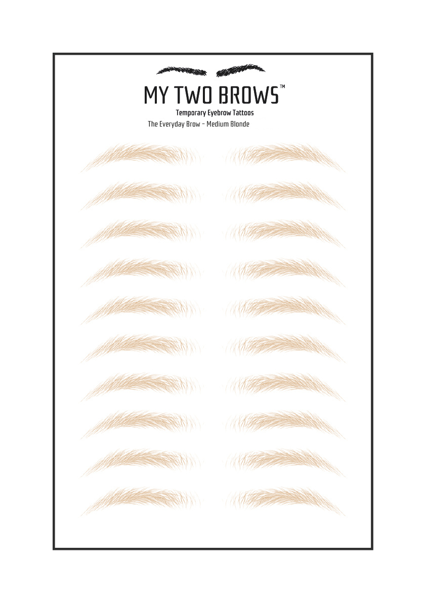 Temporary Eyebrow Tattoos (TEST COPY) My Two Brows