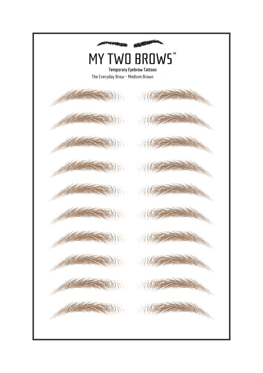 Temporary Eyebrow Tattoos (TEST COPY) My Two Brows