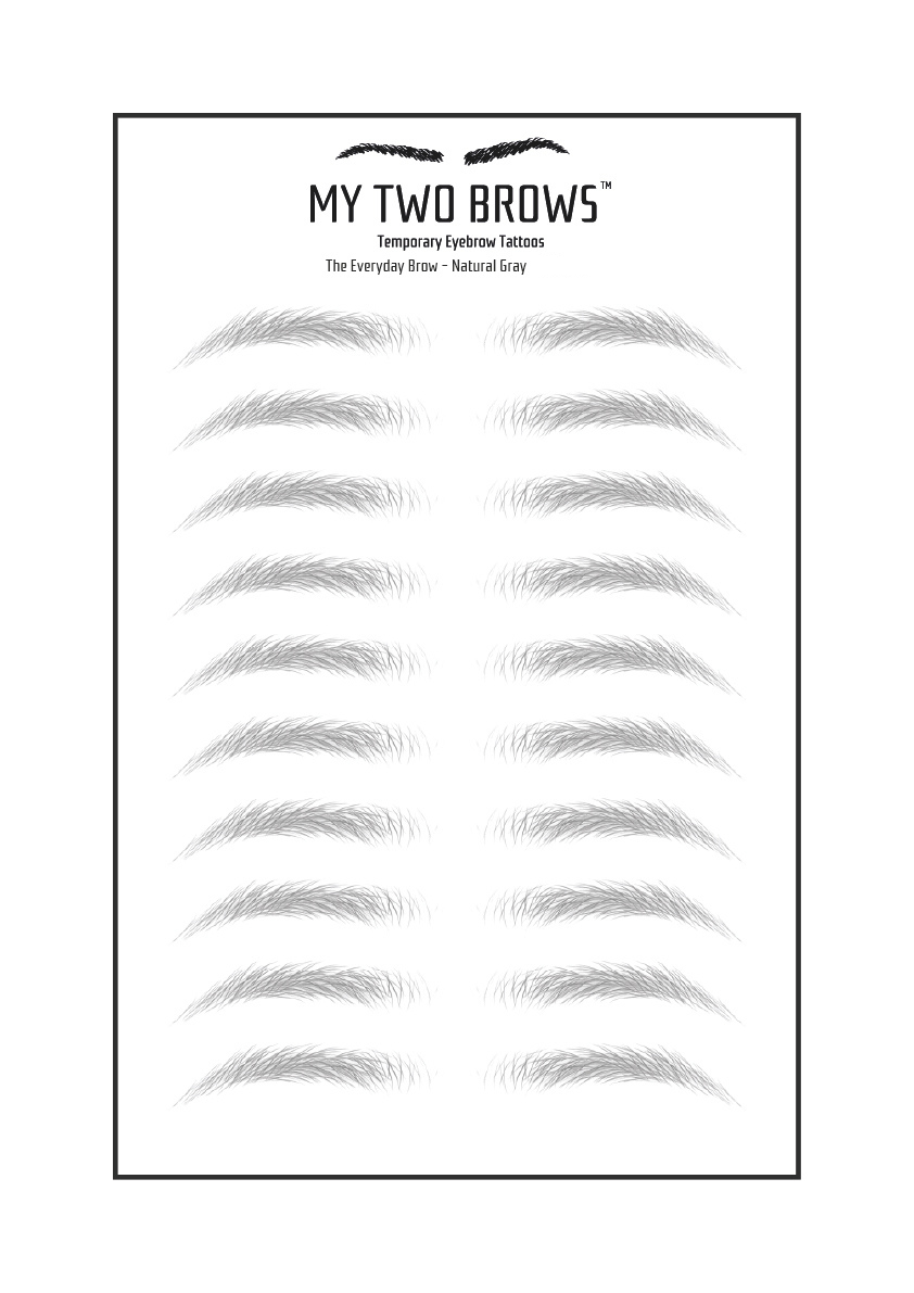 Temporary Eyebrow Tattoos (TEST COPY) My Two Brows