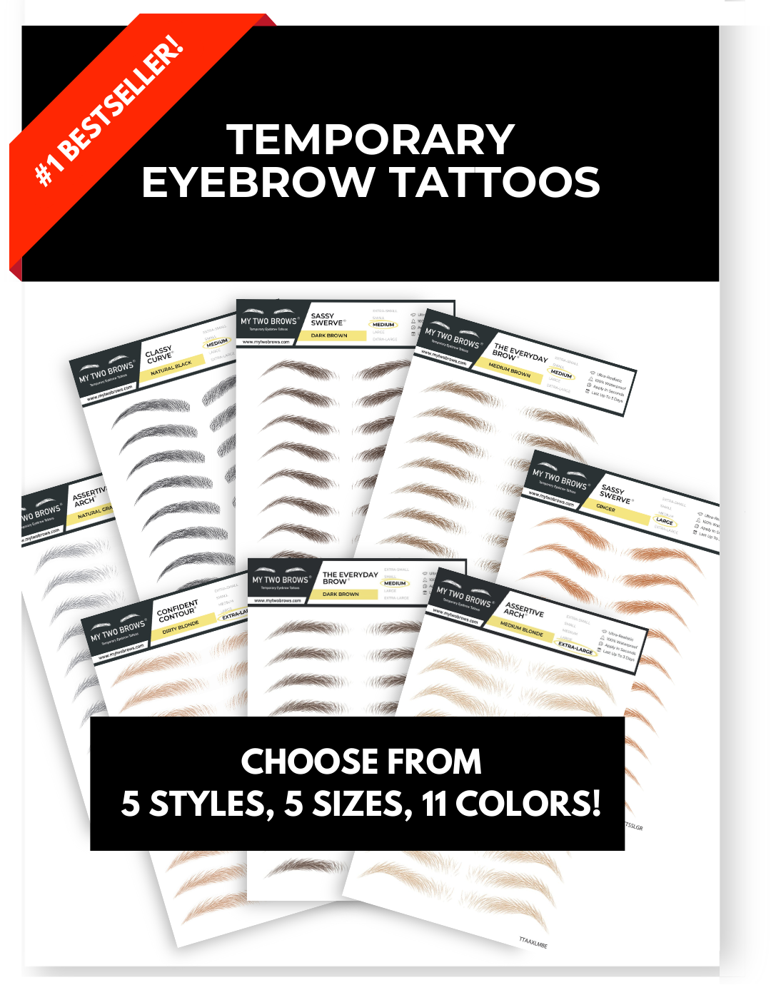 Temporary Eyebrow Tattoos