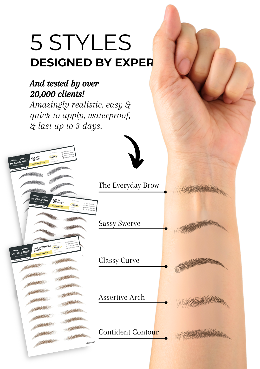 Temporary Eyebrow Tattoos