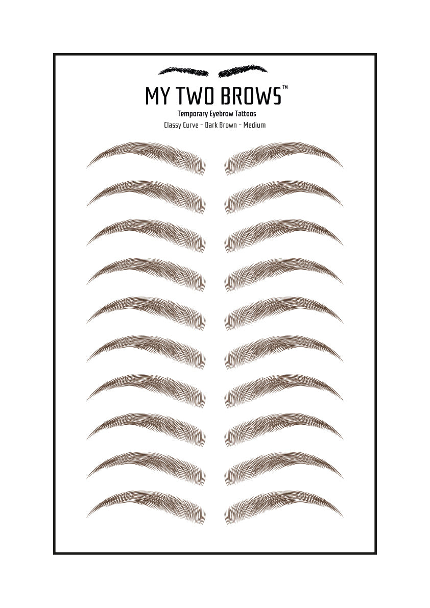 Benuomi 40 Pairs Eyebrow Tattoo Stickers Waterproof Eyebrow Transfers –  EveryMarket