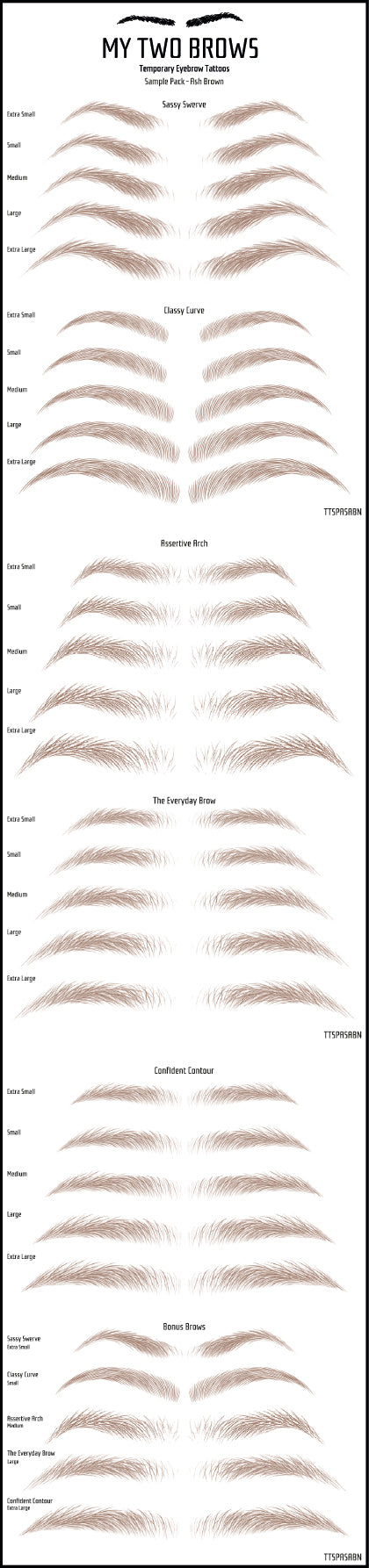 Free Sample Pack My Two Brows
