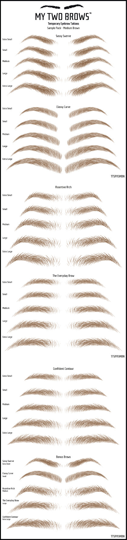 Sample Pack My Two Brows